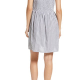 French Connection Women's White Smocked Dress Size 4
