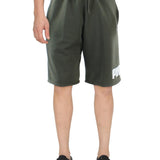 Puma Men's Big Fleece Logo Shorts Green Size XX-Large