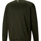 Puma Men's Contrast 2.0 Colorblocked Logo Print Track Jacket Green