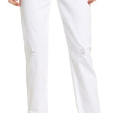 AG Ex-Boyfriend Slouchy Slim Crop Jeans in 1 Year Base White , Size 25