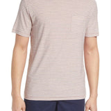 Rails Valencia Stripe Pocket Hemp & Organic Cotton T-Shirt In Rose Indigo Stripe Size X-Large