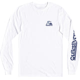 Quiksilver Men's Rolling Circle MU1 T-shirt White Size Small