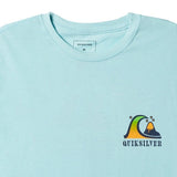 Quiksilver Men's River Bend Graphic Tee Blue Size Large
