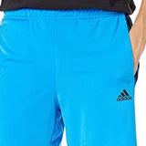 adidas Men's Tricot Striped 10 Shorts Blue Size Medium