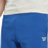 Reebok Men's Identity Regular Fit Logo Print Sweat Shorts Blue Size Large