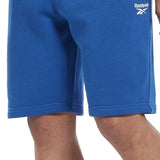 Reebok Men's Identity Regular Fit Logo Print Sweat Shorts Blue Size Large