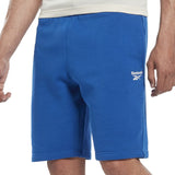 Reebok Men's Identity Regular Fit Logo Print Sweat Shorts Blue Size Large