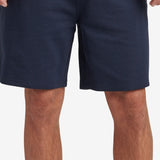 Reef Men's Wade Fleece Shorts Blue Size Small
