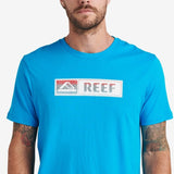 Reef Men's Lucis Graphic T-shirt Blue Size X-Large