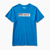 Reef Men's Lucis Graphic T-shirt Blue Size XX-Large