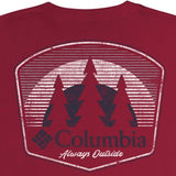 Columbia Men's Fade Graphic T shirt Red Size Medium