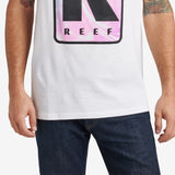 Reef Men's Tidus Graphic T-shirt White Size XX-Large