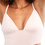 Free People Women's Crushed Sage Longline Bralette Size X-Small