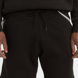 Levi's Men's Seasonal Relaxed Fit Elastic Waistband Sweatshorts Black Size XX-Large