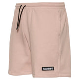 Timberland Men's Woven Badge Sweatshort Pink Size Large