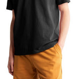 Timberland Men's Heavy Weight Woven Badge T-Shirt Black