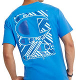 Champion Men's Classic Standard Fit Logo Graphic T-Shirt Blue Size XX-Large