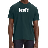 Levi's Mens Relaxed Logo Graphic T Shirt Green Size XX-Large