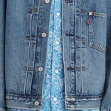 Levi's Men's Type I Relaxed Fit Denim Trucker Jacket Blue