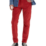 Levi's Men's 512 Corduroy Slim Tapered Leg Jeans Red Size 34X32