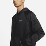Nike Therma-FIT Pullover Hoodie in Black/White Size XXL