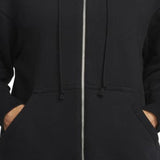 Nike Sportswear Phoenix Fleece Full Zip Hoodie in Black Size Medium