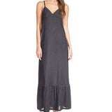 Michael Kors Women's Mini-Studded Maxi Dress Black Size X-Small