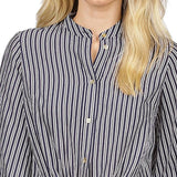 Michael Kors Halo Tie Hem Shirt Blue