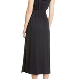 Vince Women's Coastal Belted Square Neck Midi Dress Size XX-Small