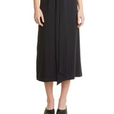 Vince Women's Coastal Belted Square Neck Midi Dress Size XX-Small