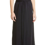 Vince Women's Coastal Belted Square Neck Midi Dress Size XX-Small