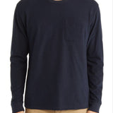 Vince Long Sleeve Top in Coastal, Sueded Jersey, Size XL