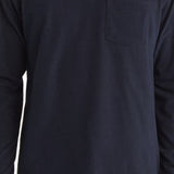 Vince Long Sleeve Top in Coastal, Sueded Jersey, Size XL