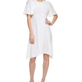Calvin Klein Women's Mid Sleeve Dress White Size 10