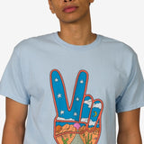 Junk Food Men's Trip In Peace T-Shirt Blue Size X-Large