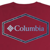Columbia Men's Cotton Crewneck Graphic T-Shirt Red Size Small