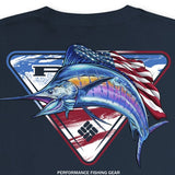 Columbia Men's Pfg Short Sleeve Tee Blue