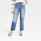 Universal Thread Women's Super-High Rise Vintage Straight Jeans Medium Wash Size 2