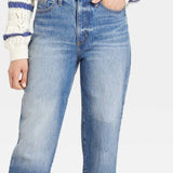Universal Thread Women s Super-High Rise Vintage Straight Jeans Medium Wash Size 10