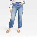 Universal Thread Women s Super-High Rise Vintage Straight Jeans Medium Wash Size 10
