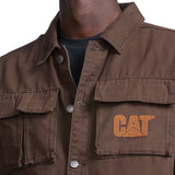 Caterpillar Men's Urban Passage Shirt Jacket Brown