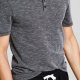 And Now This Men's Soft Knit Henley Gray Size Small