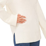 Vince Camuto Small Size Cowl Neck Knit Tunic - Antique White