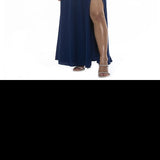 Women's Alexia Admor Side Slit Sweetheart Maxi Dress Size: 6 Blue