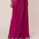 Adrianna Papell Women's Stardust One Shoulder Gown Pink Size 8
