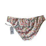 Shade & Shore Women's Shirred Side Hipster Bikini Bottom Multi Floral Print Size XL