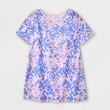 Cat & Jack Girls' NightGown Tie-Dye Purple Size Small