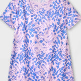 Cat & Jack Girls' NightGown Tie-Dye Purple Size Small