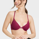 Auden Pink Racerback Bra Women's Lightly Lined Size 38D