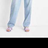 Future Collective Women's Mid-Rise Baggy Fit Jeans - Alani Noelle Blue Size 10